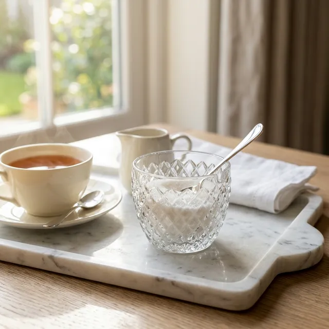 Açucareiro de Vidro com Colher Hauskraft Graffiato