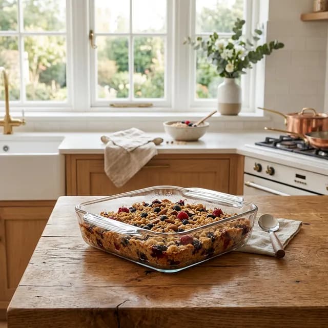 Assadeira de Vidro Quadrada